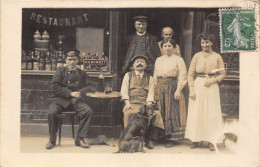 PARIS- CARTE-PHOTO- CAFE - Bar, Alberghi, Ristoranti