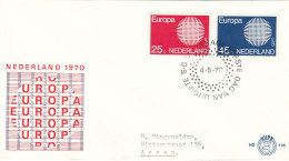 FDC NETHERLANDS 942-943 - 1970