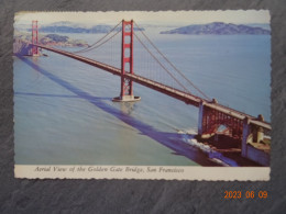 AERIAL VIEW OF THE GOLDEN GATE BRIDGE - San Francisco