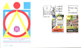 ESPAGNE FDC 1992 MADRID CAPITALE DE LA CULTURE - FDC