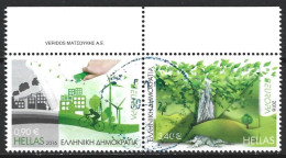 Greece 2016. Scott #2739b (U) Europa, Think Green  *Complete Set* - Usati