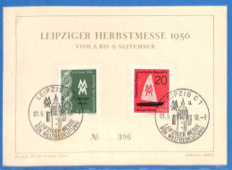 Allemagne DDR 1956 Carte Postale De Leipzig (G19589) - Covers & Documents