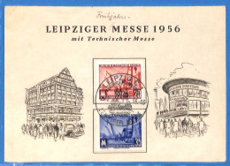 Allemagne DDR 1956 Carte Postale De Leipzig (G19590) - Briefe U. Dokumente
