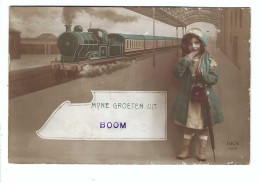 Boom   MYNE GROETEN UIT BOOM  1914 - Boom