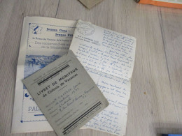 Palavas Les Flots Hérault Camp André Portès Dépliant Et Lettres + Livret Moniteur Année 50 - Historical Documents