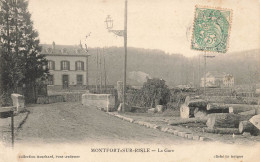 Montfort Sur Risle * La Gare * Bois Scierie ? * Ligne Chemin De Fer De L'eure - Other & Unclassified