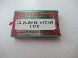 12 Plumes Atome/1423/ Avec étui Couronné/ France / Vers 1945 -1965    CAH353 - Plumas