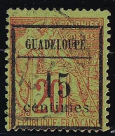 Guadeloupe N°4b - Type V - Oblitéré - TB - Gebruikt