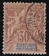 Guadeloupe N°35 - Oblitéré - B/TB - Used Stamps