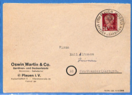 Allemagne DDR 1950 Lettre De Plauen (G19654) - Briefe U. Dokumente