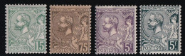 Monaco N°44/47 - Neuf * Avec Charnière - TB - Unused Stamps