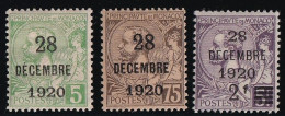 Monaco N°48/50 - Neuf * Avec Charnière - TB - Neufs