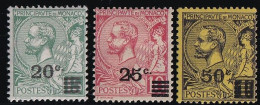 Monaco N°51/53 - Neuf * Avec Charnière - TB - Unused Stamps