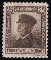 Monaco N°54a - Brun Olive - Neuf * Avec Charnière - TB - Unused Stamps