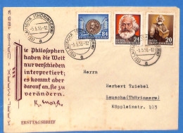 Allemagne DDR 1953 Lettre De Lauscha (G19662) - Brieven En Documenten