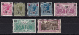 Monaco N°104/110 - Neuf * Avec Charnière - TB - Unused Stamps