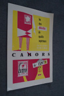 L' Expo 1958, Bruxelles,Vins Cahors,publicitaire,48 Cm. / 24 Cm. - Advertising