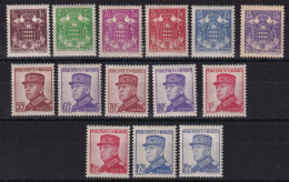 Monaco N°154/166 - Neuf * Avec Charnière - TB - Unused Stamps