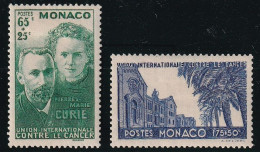 Monaco N°167/168 - Neuf * Avec Charnière - TB - Nuevos