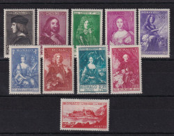 Monaco N°185/194 - Neuf * Avec Charnière - TB - Unused Stamps