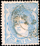 Tarragona - Edi O 107 - 50 Milm. - Mat Fech. Tp. II "Tortosa" - Used Stamps