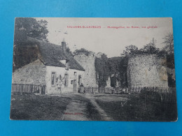 77) Villiers-st-Georges - N° - Montaiguillon, Les Ruines, Vue Générale - Année: 1908 - EDIT: Jérôme - Villiers Saint Georges