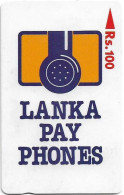 Sri Lanka - Lanka Pay Phones (GPT) - Logo - 11SRLA - 100Rs, Used - Sri Lanka (Ceylon)