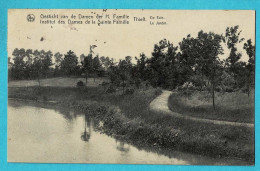 * Tielt - Thielt (West Vlaanderen) * (Nels) Institut Dames De La Sainte Famille, Gesticht Damen Heilige Familie, Jardin - Tielt