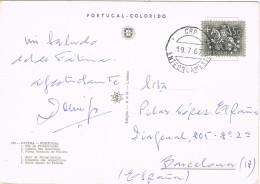 50517. Postal ENTRONCAMENTO. Santarem (Portugal)  1967. Vista Peregrinacion Fatima - Brieven En Documenten