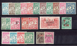 ALGERIE - TAXE N°1A/14 - 25/34 - X TB - Portomarken