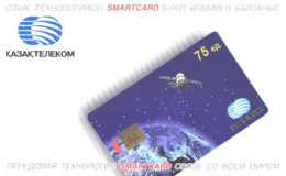 Kazakhstan:Kazakstan:Used Phonecard, Kazaktelekom, 75 Units, Space - Kazakhstan