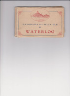 Carnet 12 Cartes Postales Panorama Bataille Waterloo Louis Sumoilin 1912 - Waterloo