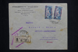 LIBAN - Enveloppe Commerciale En Recommandé De Beyrouth Pour La Suisse En 1929 - L 144103 - Storia Postale