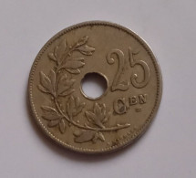 BELGIQUE 25 CENTS 1908 (B10 04) - 25 Centimes