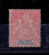 ANJOUAN - N°11 X TTB - Unused Stamps