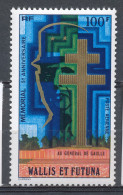 WALLIS ET FUTUNA 1977 - 5e ANNIVERSAIRE MEMORIAL AU GENERAL DE GAULLE - Unused Stamps