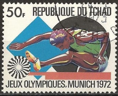 Chad 1972 - Mi 550 - YT 255 ( Munich Olympic Games : Hurdles ) - Tchad (1960-...)