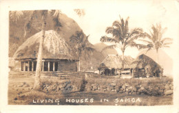 ¤¤  -   SAMOA   -   Carte-Photo    -    Living Houses     -   ¤¤ - Samoa