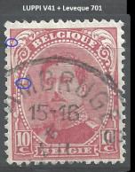 Nr 138 ---  LUPPI V41  Tache De Couleur à Gauche à Hauteur Des 12ème Et 13ème Perles + LEVEQUE 701 - 1901-1930
