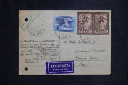 HONGRIE - Carte De Correspondance De Budapest Pour La Suisse En 1951 - L 144130 - Cartas & Documentos