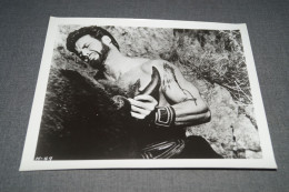 RARE,Steve Reeves, Grande Photo Originale Pour Le Cinéma,25,5 Cm. Sur 20,5 Cm. - Foto