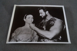 RARE,Steve Reeves, Grande Photo Originale Pour Le Cinéma,25,5 Cm. Sur 20,5 Cm. - Photographs