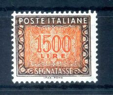 1955-81 REPUBBLICA SEGNATASSE 1500 Lire MNH ** N.125 - Impuestos