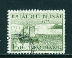 GREENLAND - 1971 Mail Transport 1k50 Used (stock Scan) - Oblitérés