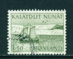 GREENLAND - 1971 Mail Transport 1k50 Used (stock Scan) - Usati