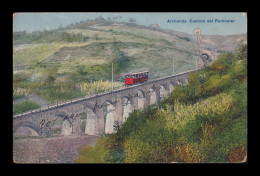 Antigua Postal Archanda Camino Del Funicular - Vizcaya (Bilbao)