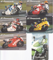 FOLDER CON 6 TARJETAS DE BT DE MOTOS (MOTORBIKE) SUPERSPORT 600 SERIES 1999 (NUEVAS-MINT) - Otros & Sin Clasificación