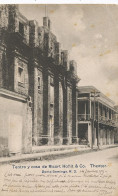 Teatro Y Casa De Ricart Hohlt And Co Santo Domingo  Stamped 1905 - Dominicaanse Republiek