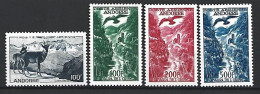 Timbre Andorre Francais  P-a  En Neuf * N 1/2/3/4 - Airmail