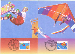 Australie - Sports (IV) CM 1181/1182 (année 1990) - Maximumkaarten